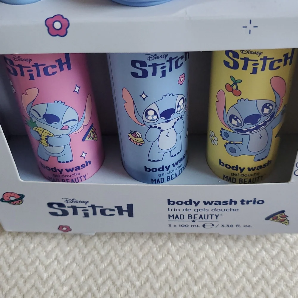 Disney Stitch Body Wash Trio